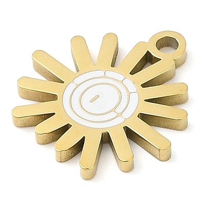 304 Stainless Steel Pendants STAS-F315-07G-01-1