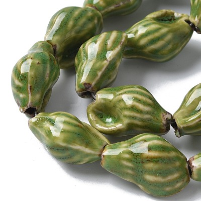 Ocean Series Handmade Porcelain Beads PORC-R002-04E-1