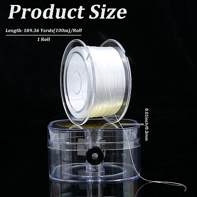 1Roll Crystal Elastic Stretch Thread EW-PA0001-02A-1