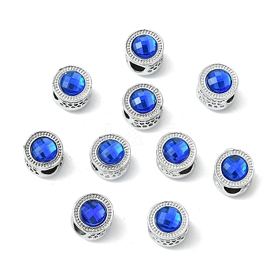 Alloy Acrylic European Beads FIND-YWC0011-04C-1