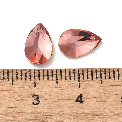 Glass Rhinestone Cabochons RGLA-P037-11B-D-1