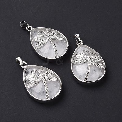 Natural Quartz Crystal Pendants G-G900-01P-16-1