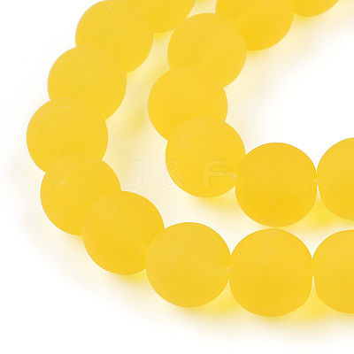 Transparent Glass Beads Strands X-GLAA-T032-T10mm-MD11-1