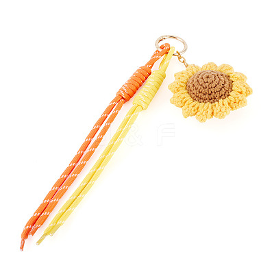 Polyester Pendant Keychains KEYC-TADJ0001-06A-1