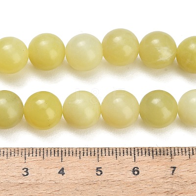 Natural Lemon Jade Beads Strands GG-CBA6382-A01-10mm-1