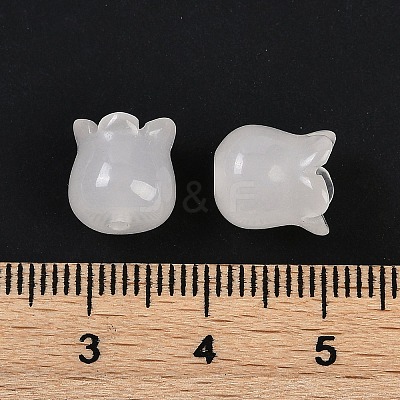 Natural White Jade Beads G-Z065-08-1