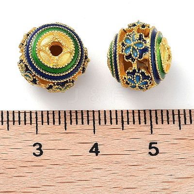 Alloy Enamel Beads ENAM-B001-08L-02-1
