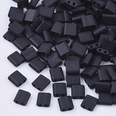 FGB 2-Hole Glass Seed Beads SEED-S031-L-049F-1