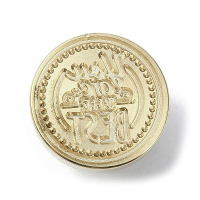 You are the Best Wax Seal Brass Stamp Heads AJEW-M038-01D-G-1