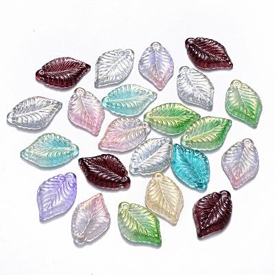 Transparent Glass Pendants GLAA-T016-19-1