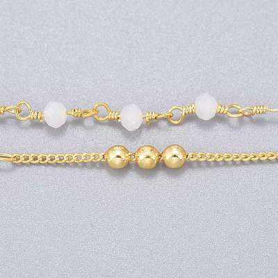 Handmade Brass Curb Chains CHC-I035-02G-08-1