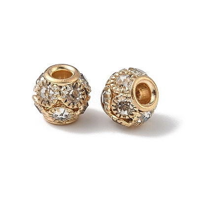 Brass Rhinestone Beads KK-A267-03B-01KCG-1