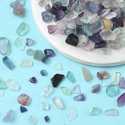 Natural Fluorite Chip Beads X-G-M364-05-1