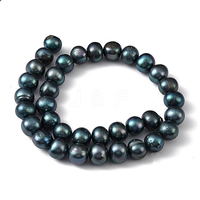 Dyed Natural Cultured Freshwater Pearl Beads Strands PEAR-L034-18A-1
