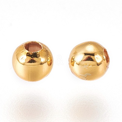 Brass Beads KK-E759-3mm-08G-1