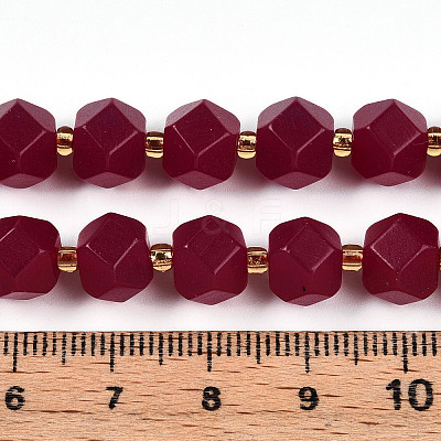 Natural Ruby Beads Strands G-T140-10-1