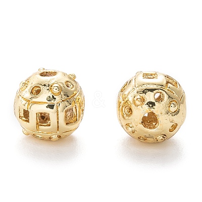Alloy Hollow Beads X1-PALLOY-P238-20G-RS-1