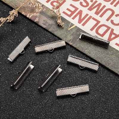 Iron Ribbon Crimp Ends X-E182Y-B-1