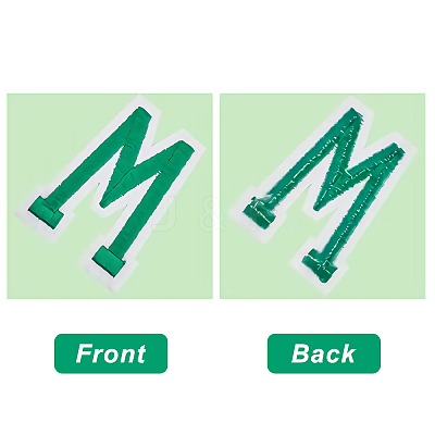 2 Sets Computerized Embroidery Cloth Iron On Patches DIY-GF0006-01-1
