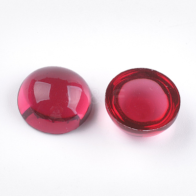 Translucent Resin Cabochons RESI-S361-10mm-M-1