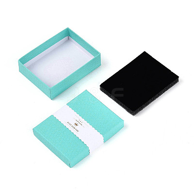 12Pcs 6 Colors Cardboard Jewelry Set Boxes CBOX-N015-05A-1