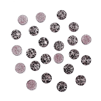 Printed Resin Cabochons LS-CRES-WH0010-6-1