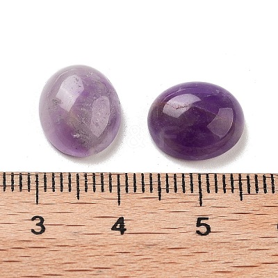 Natural Amethyst Cabochons G-G145-01A-18-1