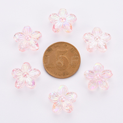 Transparent Acrylic Beads TACR-S154-45C-902-1