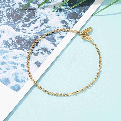 304 Stainless Steel Rolo Chain Bracelets X-BJEW-JB06029-1