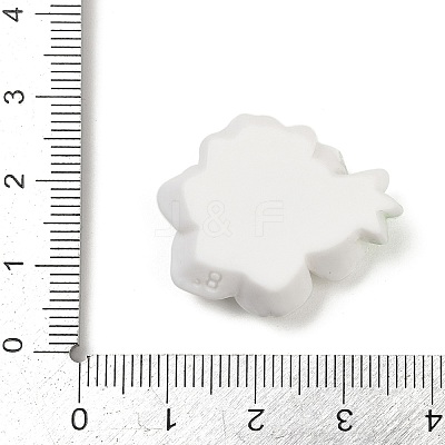 Opaque Resin Flowers Cabochons LS-RESI-R463-02F-1