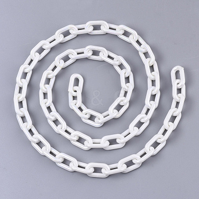 Acrylic Opaque Cable Chains PACR-N009-002J-1