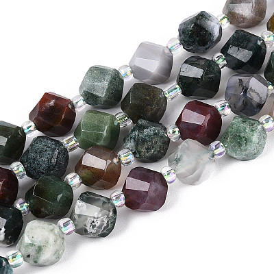 Natural Indian Agate Beads Strands G-T144-24A-05-1
