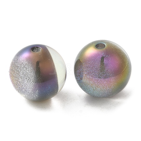 Two Tone Resin Beads RESI-Z015-02G-1