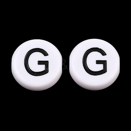 Opaque Acrylic European Beads AC-CBA3BDD-01G-1