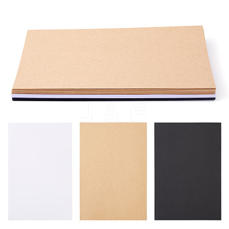 60Pcs 3 Colors DIY Paper Blank Card FIND-TA0008-46-1