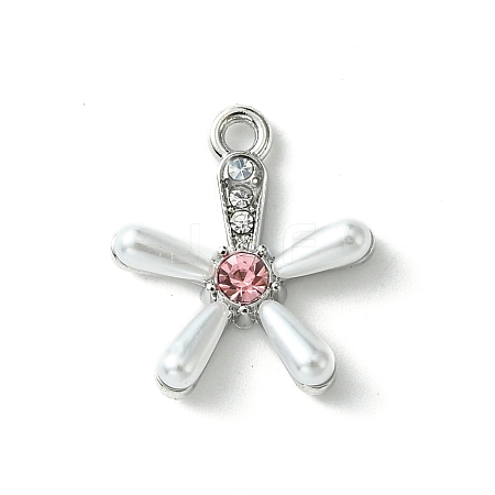 Alloy and Rhinestone Pendant FIND-Z045-01A-P-1