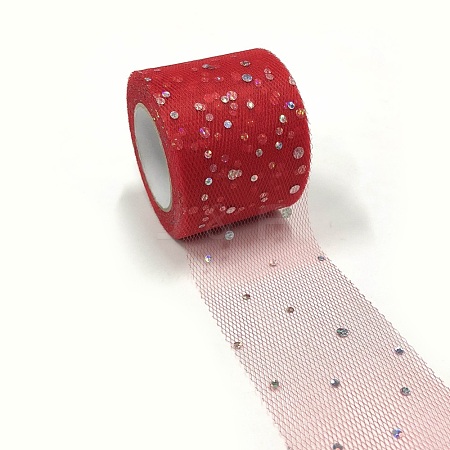 Glitter Sequin Deco Mesh Ribbons OCOR-P010-A-C17-1