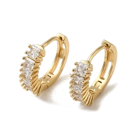 Brass Hoop Earrings EJEW-L271-15KCG-01-1