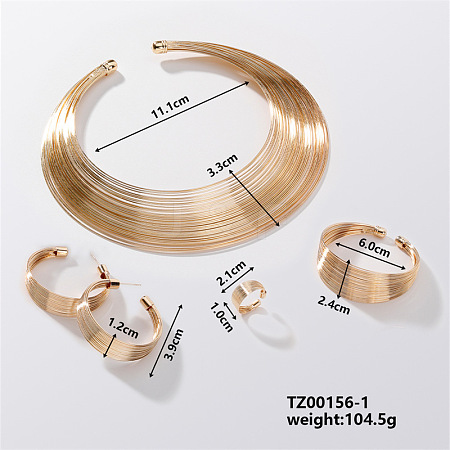 Elegant Luxury Iron Jewelry Set TA0228-1-1