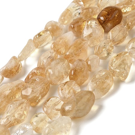 Natural Citrine Beads Strands G-F771-D01-01-1