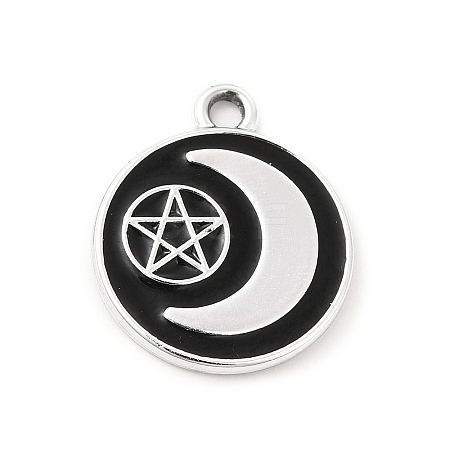 Alloy Enamel Pendants ENAM-I053-D07-1