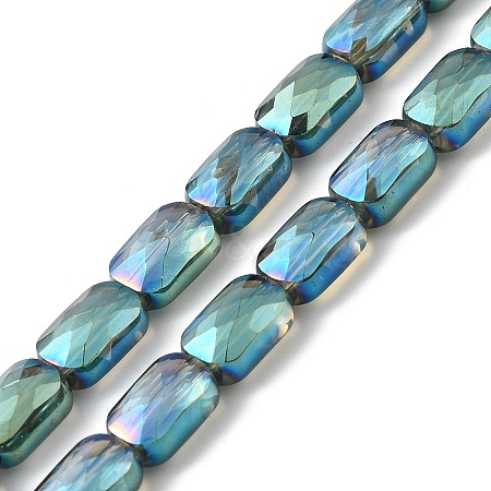Transparent Electroplate Glass Beads Strands EGLA-I017-03-FR02-1