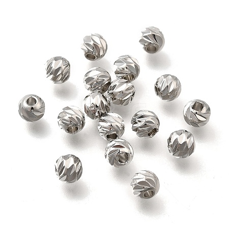 Brass Beads KK-B147-02E-P-1