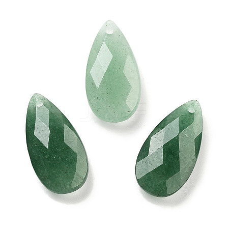 Natural Green Aventurine Pendants G-H007-08H-1