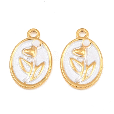 Spray Painted 304 Stainless Steel Pendants AC-CBA5A59-01G-01-1