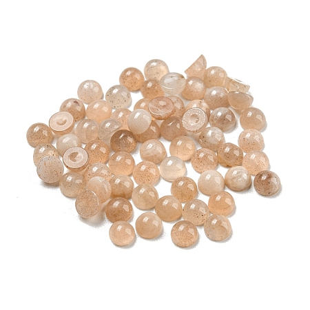 Natural Sunstone Cabochons G-H309-03-60-1