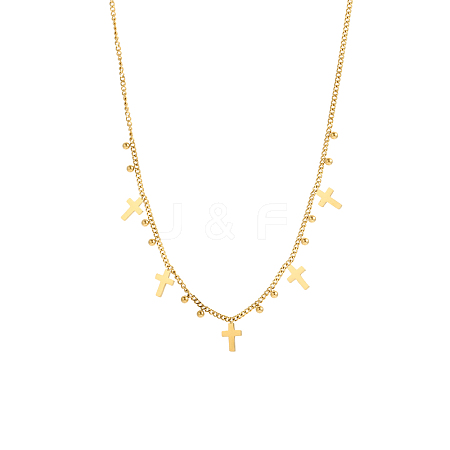 304 Stainless Steel Pendant Necklaces STAS-OY016-72G-1