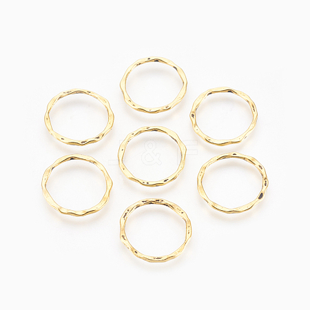Tibetan Style Linking Rings PALLOY-A017-AG-LF-1