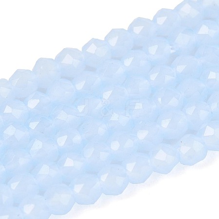 Imitation Jade Glass Beads Strands GLAA-T028-2mm-11F-1