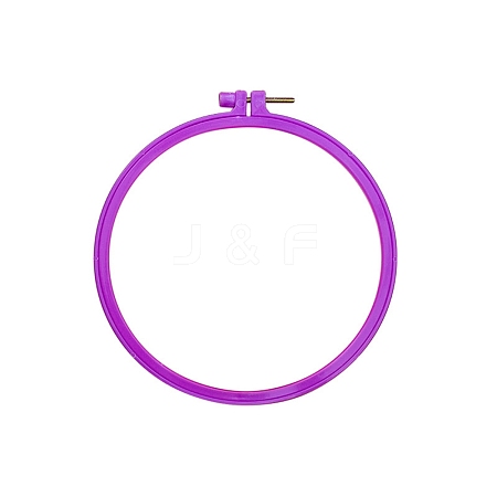 Plastic Round Embroidery Hoops PW-WGCAB85-03-1